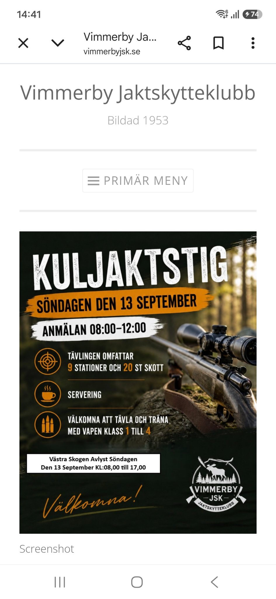 Kuljaktstig Vimmerby